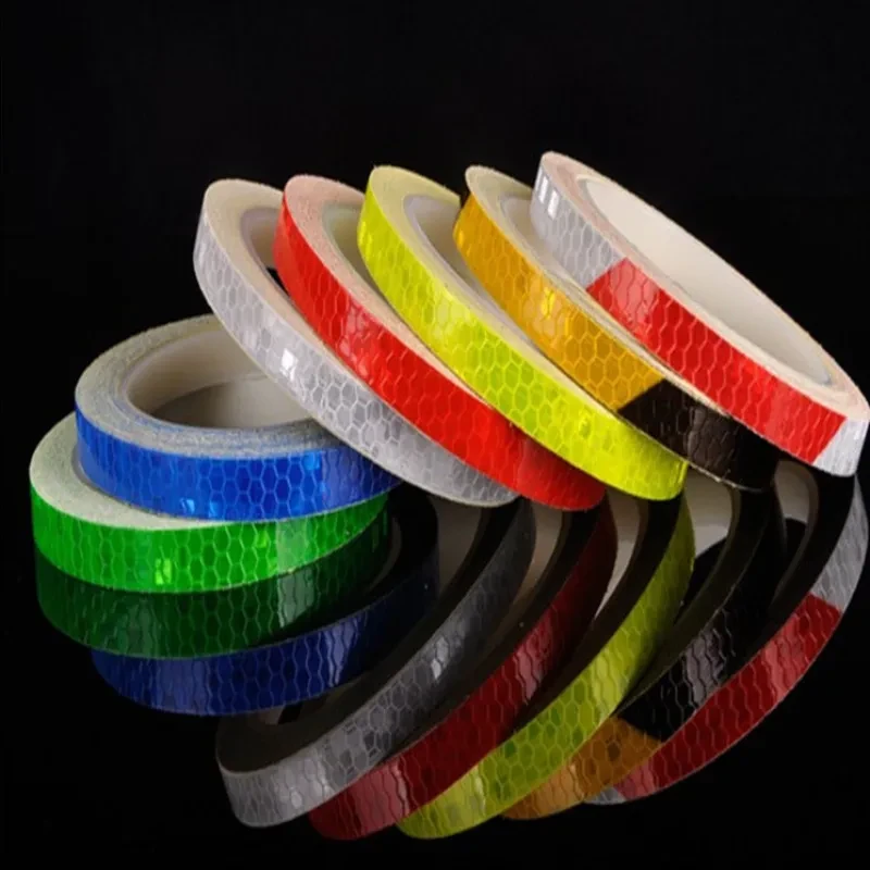 Reflective Tape Roll – 8M Luminous Safety Sticker for Bike & Car