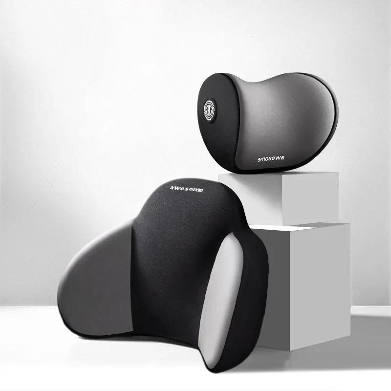 Sothuba Car Headrest & Lumbar Support Set β Memory Foam Back Kit