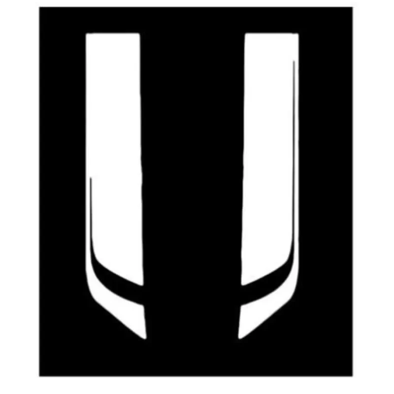 Reflective Hood Garland Car Sticker – PET Vinyl Head Cover Decal