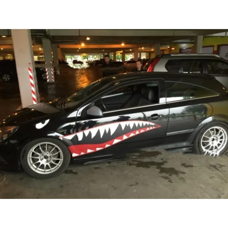 Shark Car Body Sticker – Creative PVC Outdoor Decal (Model A/B)