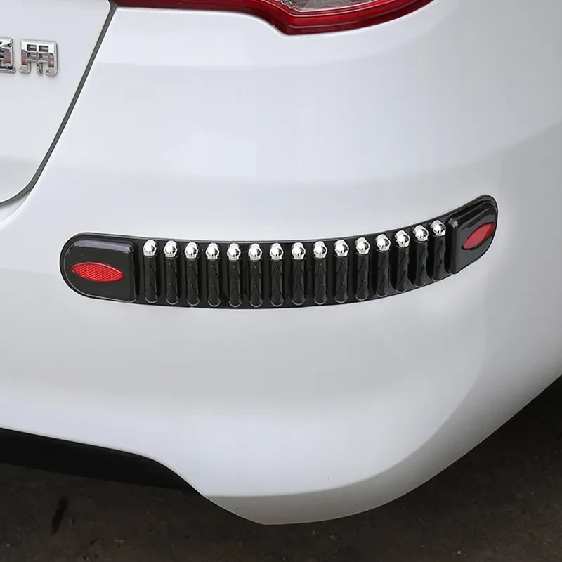 4pcs Car Bumper Guard Strips – Thickened PVC Crash Protection