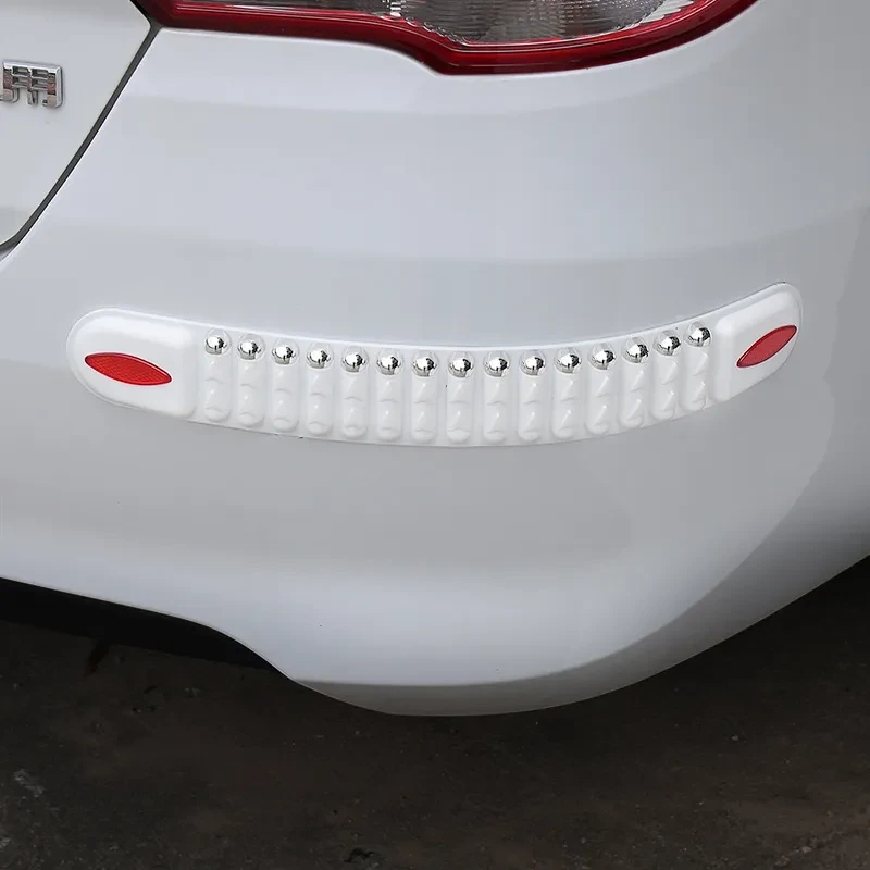 4pcs Car Bumper Guard Strips – Thickened PVC Crash Protection