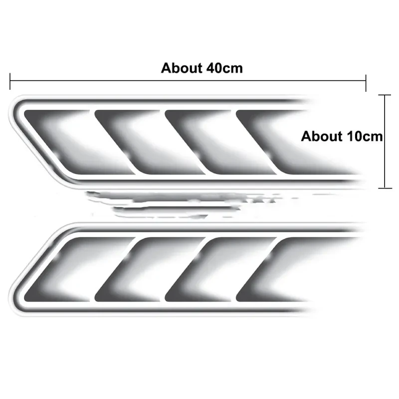 Air Outlet Car Sticker – Imitation Vent Body Decal,