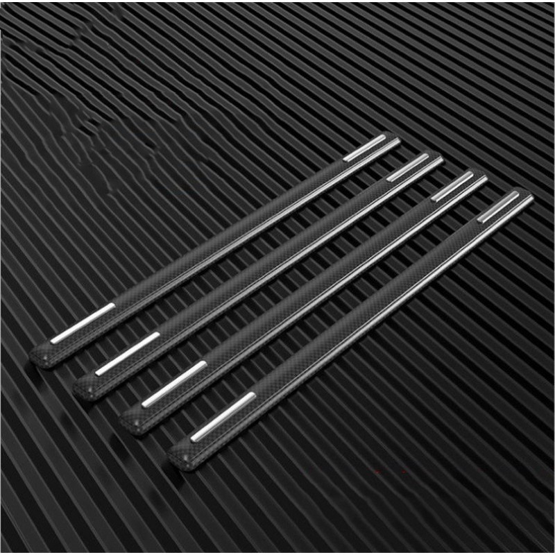 4x Car Bumper Corner Guard – Anti-Scratch Carbon Fiber Strips