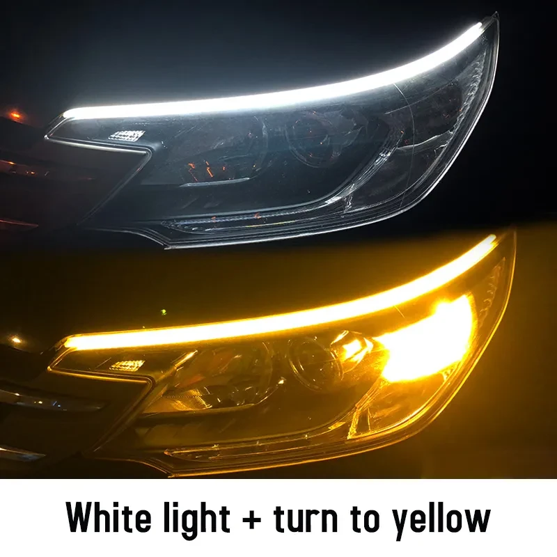 FlexiGlow LED DRL Strip β Waterproof Daytime Running & Turn Signal