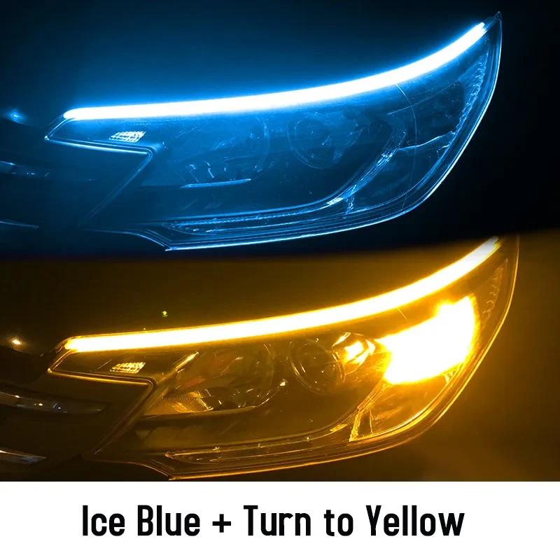 FlexiGlow LED DRL Strip β Waterproof Daytime Running & Turn Signal