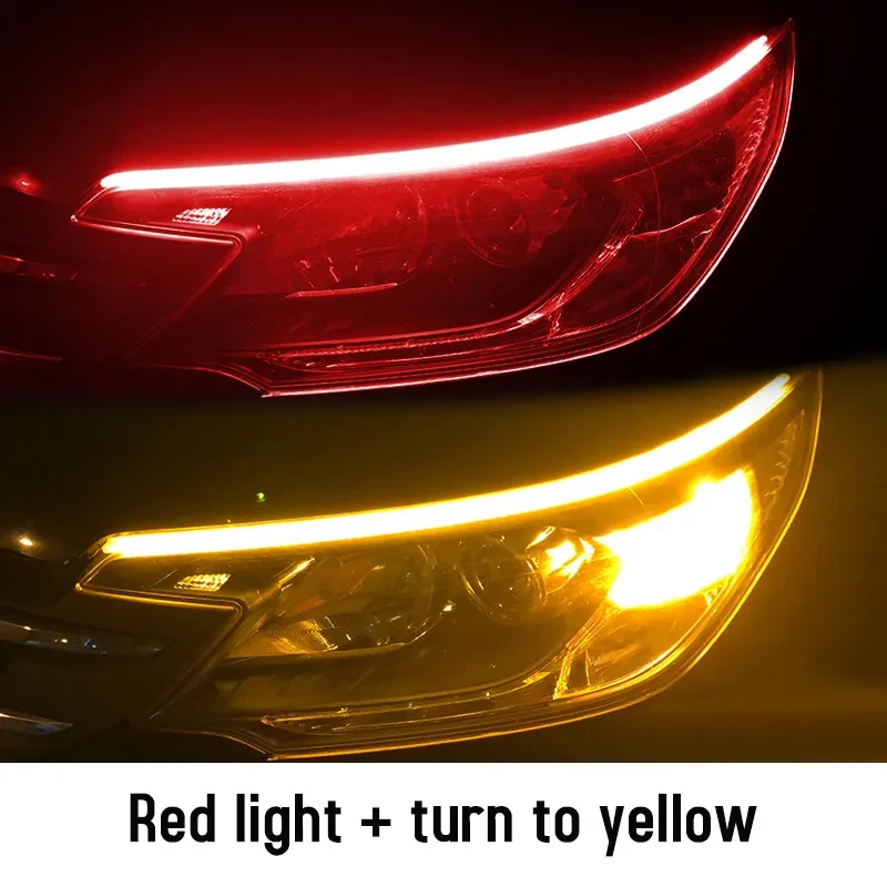 FlexiGlow LED DRL Strip β Waterproof Daytime Running & Turn Signal