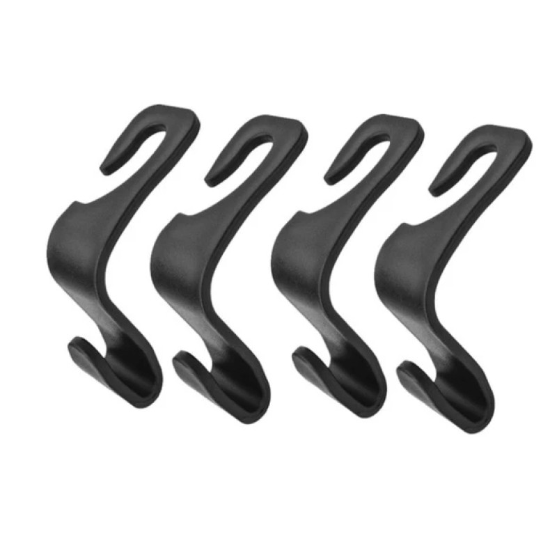 Universal Car Seat Back Hook – 4PCS Hanger Set for Bag & Storage
