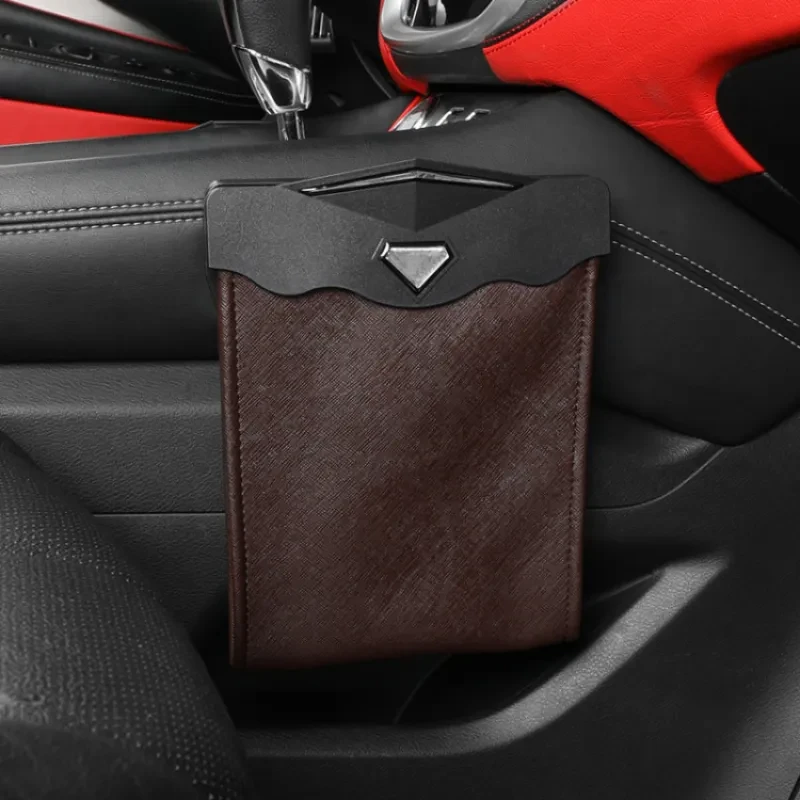 LED Car Trash Can – Stylish Hanging Organizer & Storage Bin