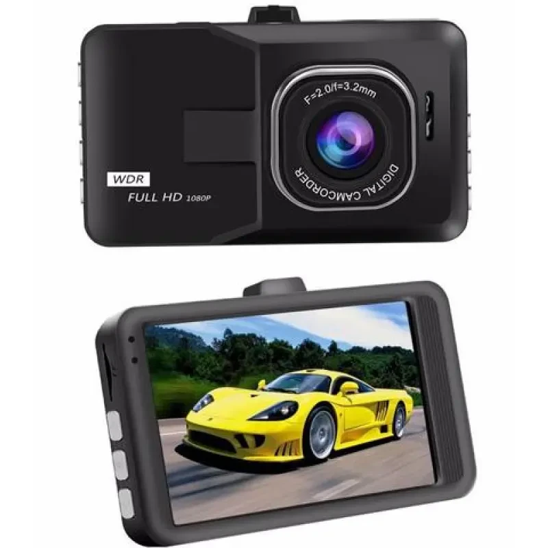1080P HD Wide Angle Car DVR Camera with Night Vision & Motion Detect