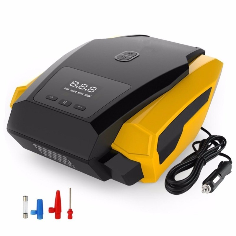 12V Portable Electric Mini Air Compressor Pump for Car & Bike Tires