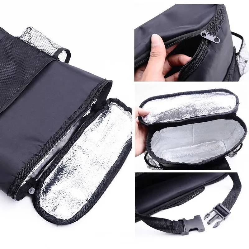 Thermal Car Seat Organizer Bag – Insulated Storage for Backseat