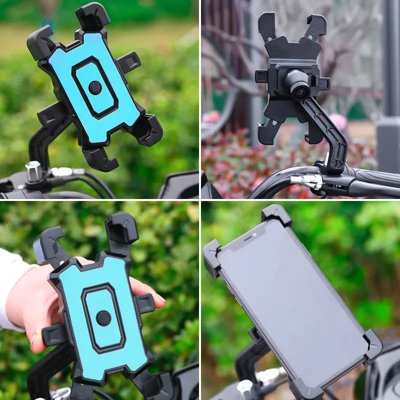 Shockproof Bike & Motorbike Phone Holder – Handlebar/Mirror Mount