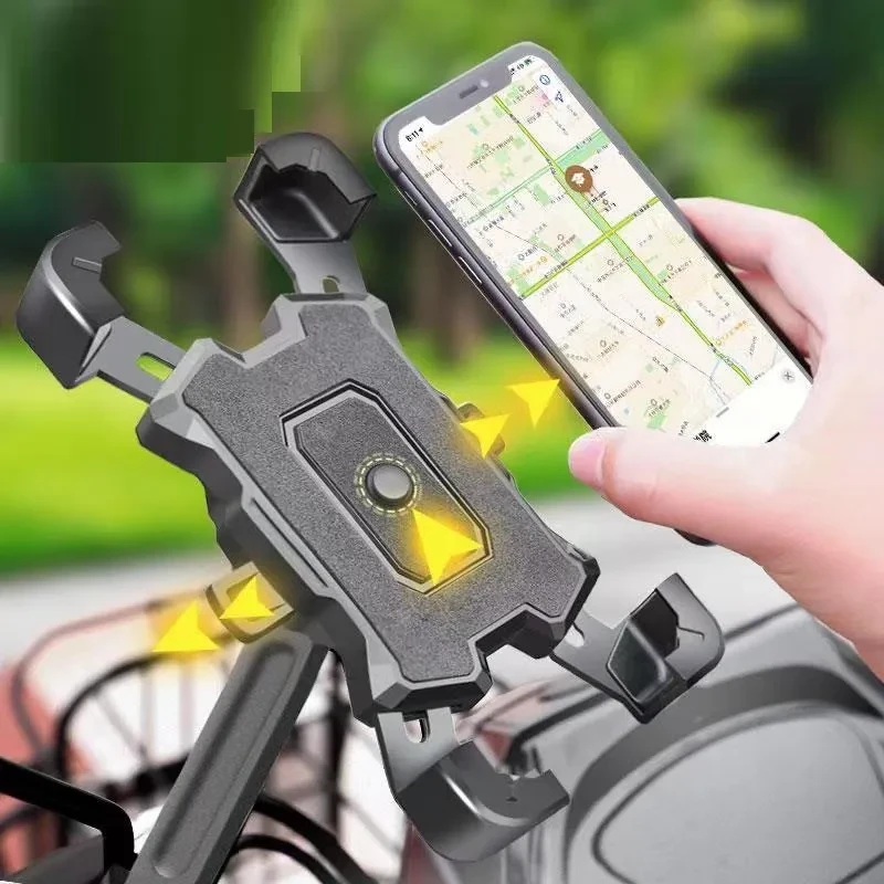 Shockproof Bike & Motorbike Phone Holder – Handlebar/Mirror Mount