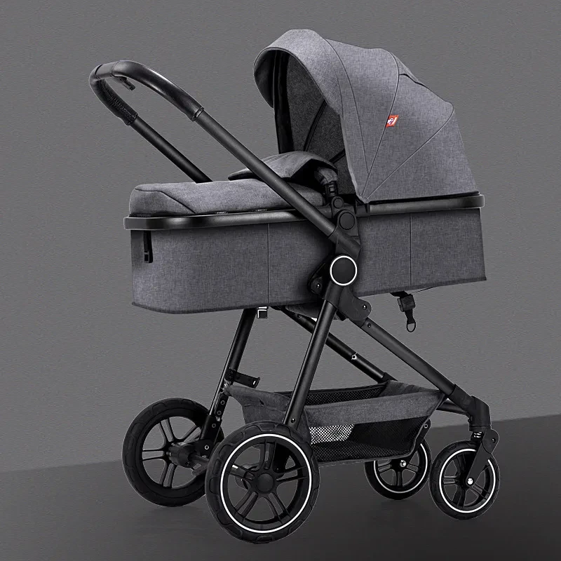Luxury 3-in-1 Baby Stroller Folding Trolley & Carrier
