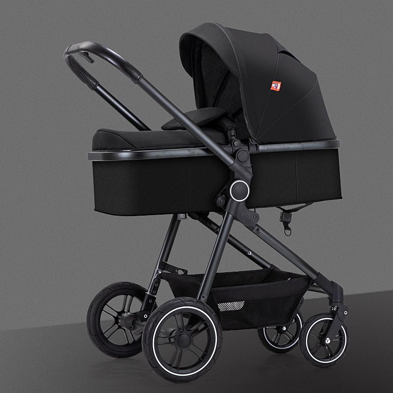 Luxury 3-in-1 Baby Stroller Folding Trolley & Carrier