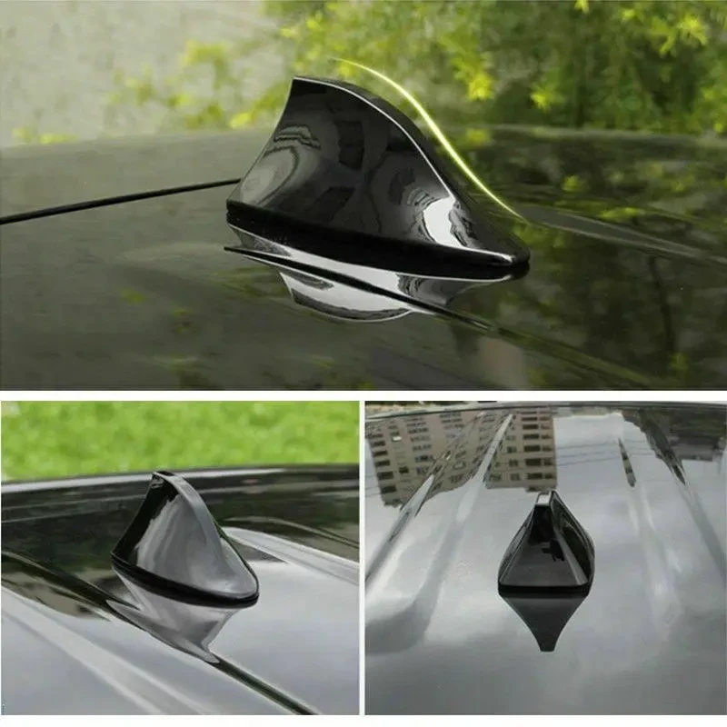 Universal Car Shark Fin Antenna – Stylish FM/AM Signal Booster