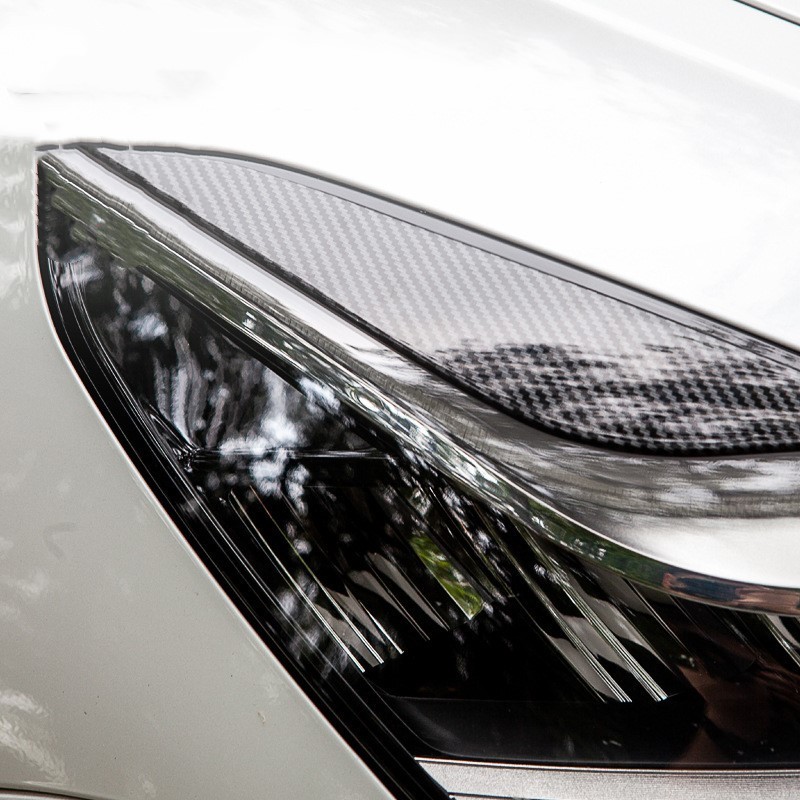 Tesla Model 3 Headlight Trim – Carbon Fiber Color Change Accessory
