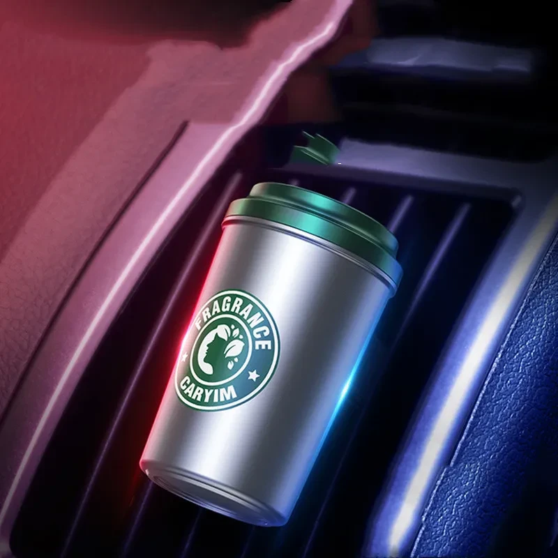 Gulong Car Solid Perfume – Men’s Alloy Fragrance Coffee Cup Style