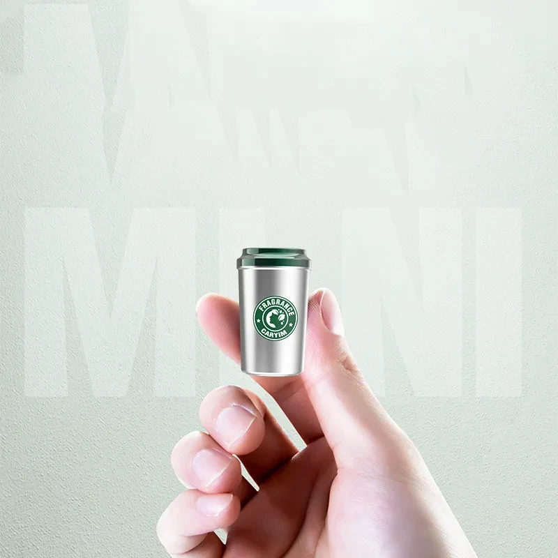 Gulong Car Solid Perfume – Men’s Alloy Fragrance Coffee Cup Style
