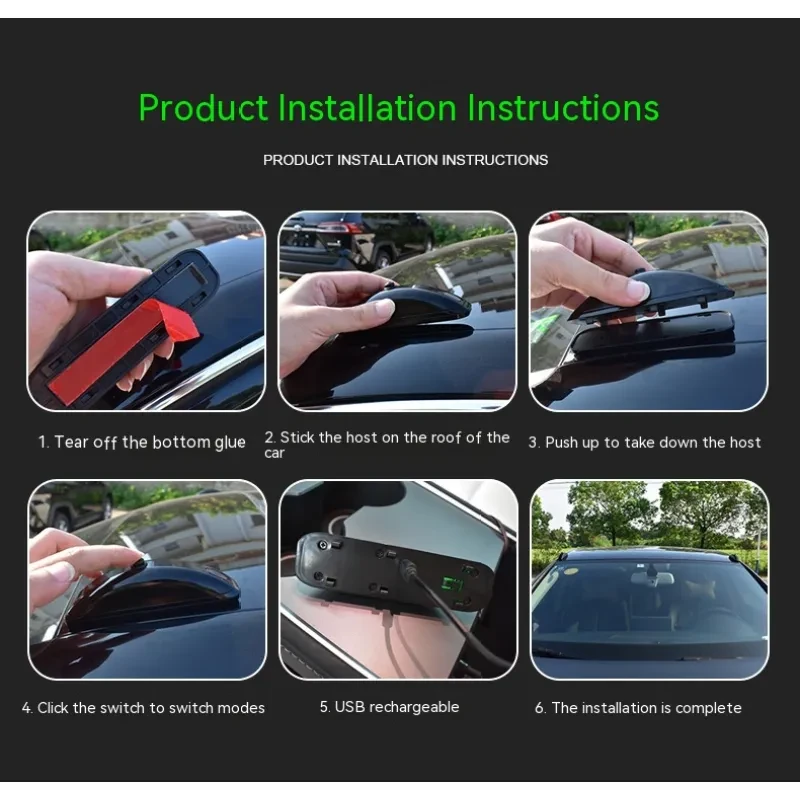 Car Strobe Light with Remote – Anti-Collision Fog LED Beacon