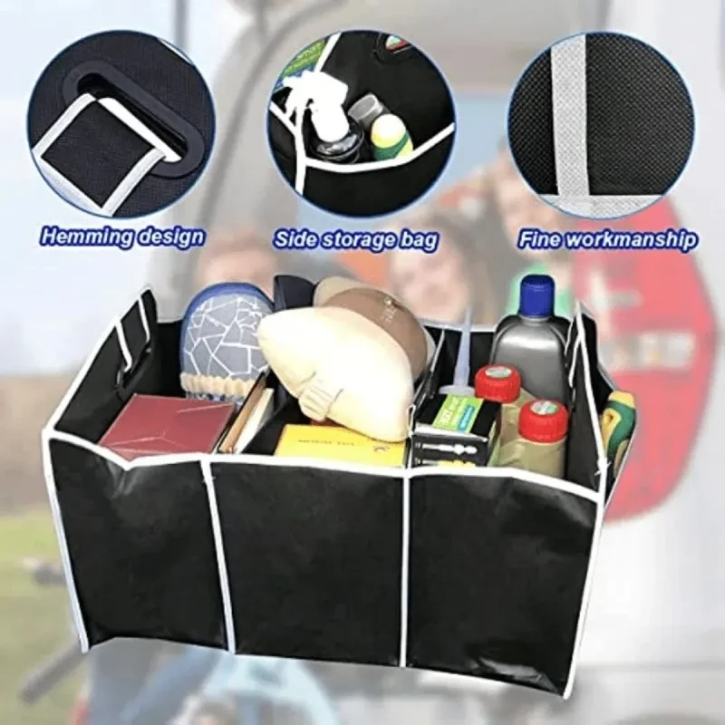Premium Car Trunk Organizer – Collapsible, Durable, Waterproof