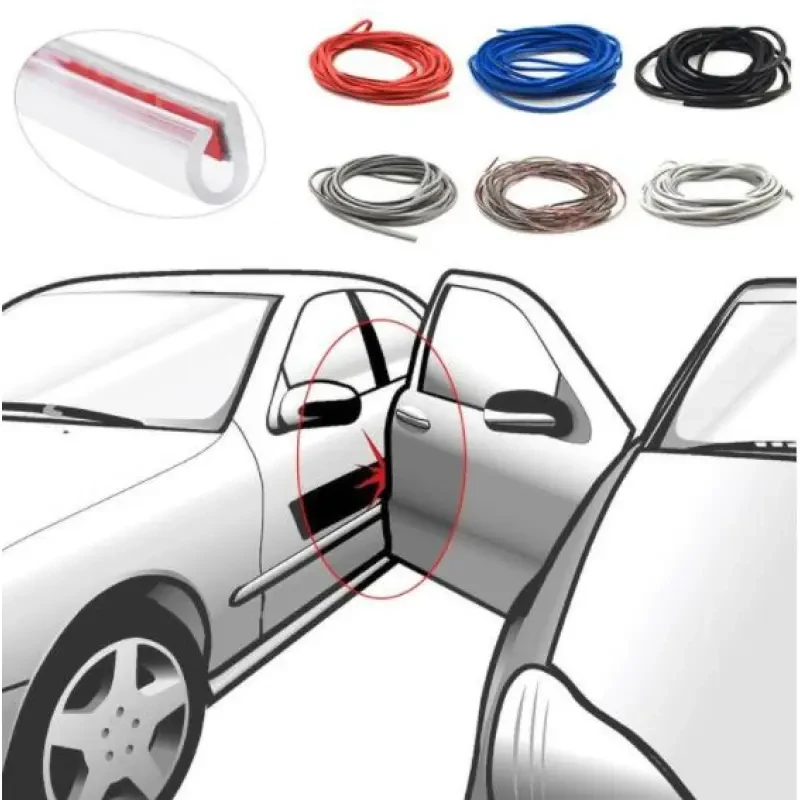 Car Door Edge Protector – 5m U-Shape Rubber Seal Strip