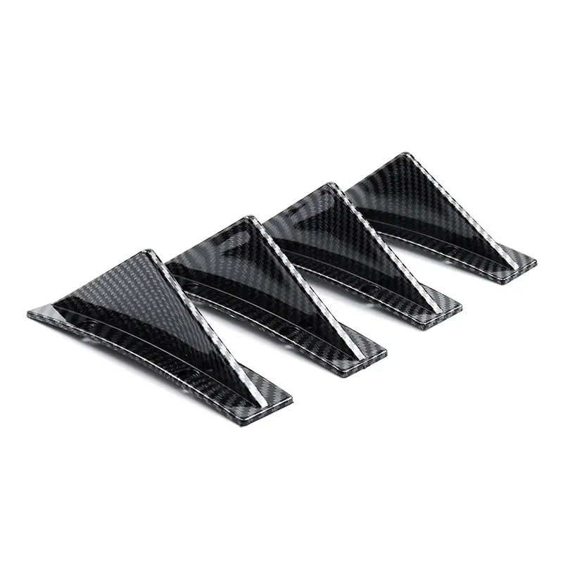 Universal Triangle Rear Spoiler – Carbon Fiber Style Lip Kit