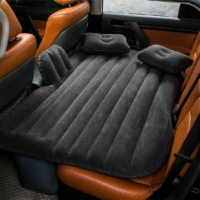 Inflatable Car Mattress for SUV – Portable Travel Air Bed with Pump