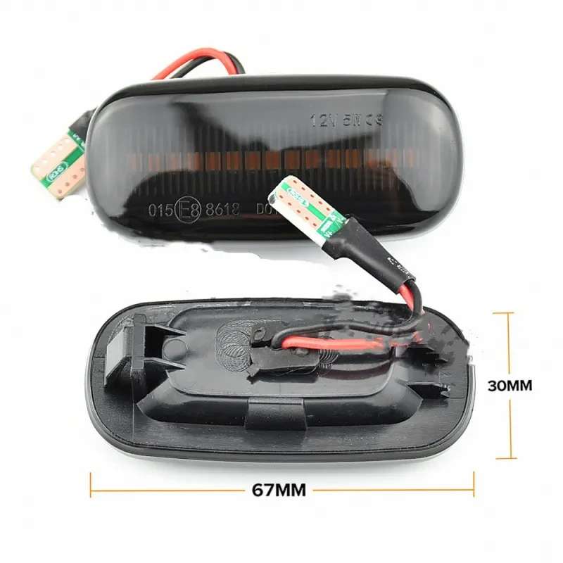 Audi A4 RS4 Flowing Fender Turn Signal Lights | Smoked Side LED