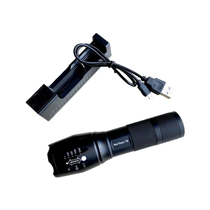 Shustar Rechargeable LED Flashlight Torch for Camping & Outdoor