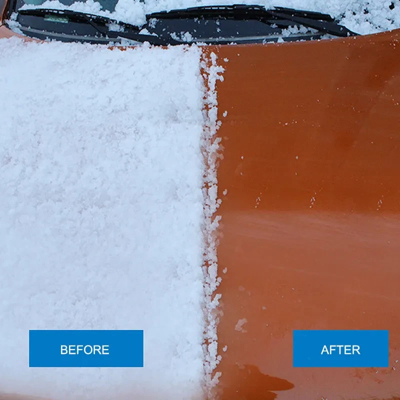 Waterproof Snow Scraper Glove – Fleece-Lined Car Ice Remover