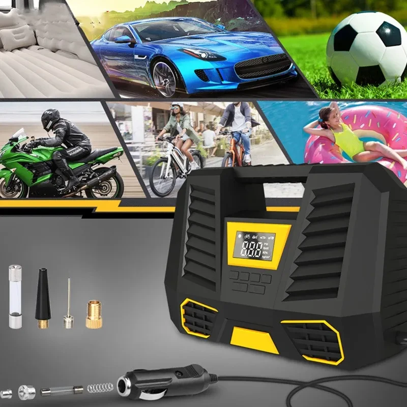 Emergency Car Tire Inflator – Compact Digital Air Pump for Fast & Reliable Inflation