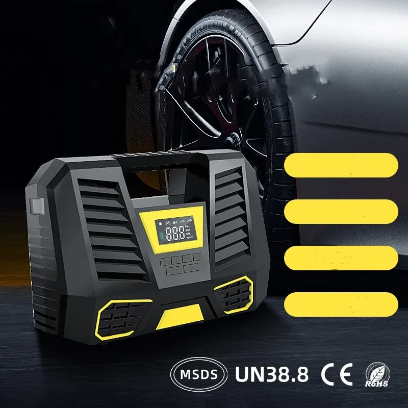Emergency Car Tire Inflator – Compact Digital Air Pump for Fast & Reliable Inflation