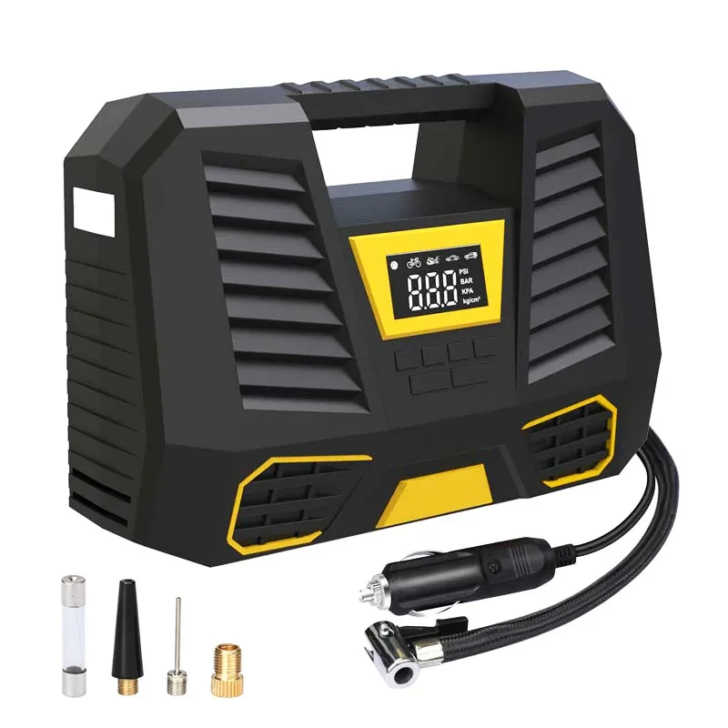Emergency Car Tire Inflator – Compact Digital Air Pump for Fast & Reliable Inflation