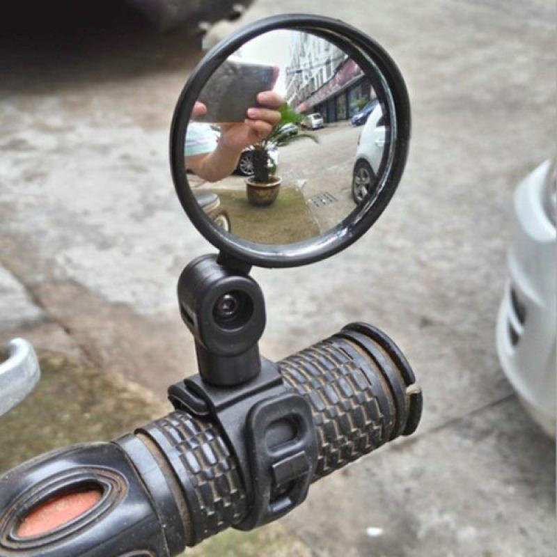 Wide Angle Convex Rear View Mirror for Mountain Bike – 360° Adjustable