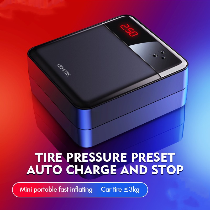 Fast Inflate 150PSI Car Tire Pump – Digital Auto-Stop Compressor