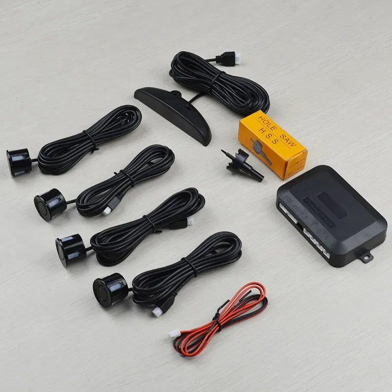 Auto Parktronic 4 Sensor LED Parking Radar System – Reverse Detector