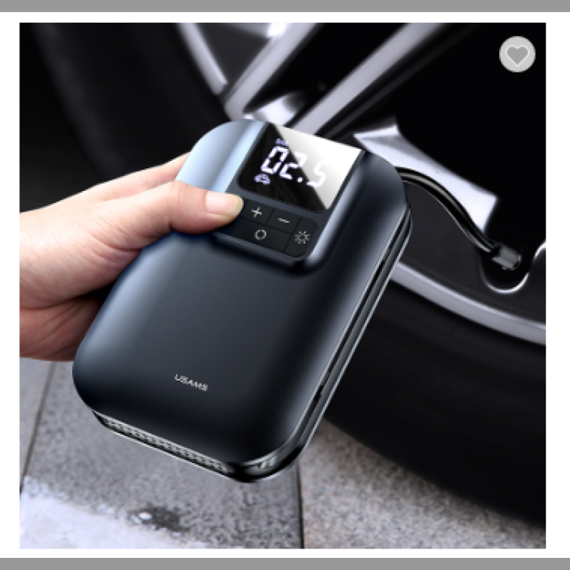 Fix Flats Anywhere – A7 150PSI Wireless Car Air Pump with LED Display
