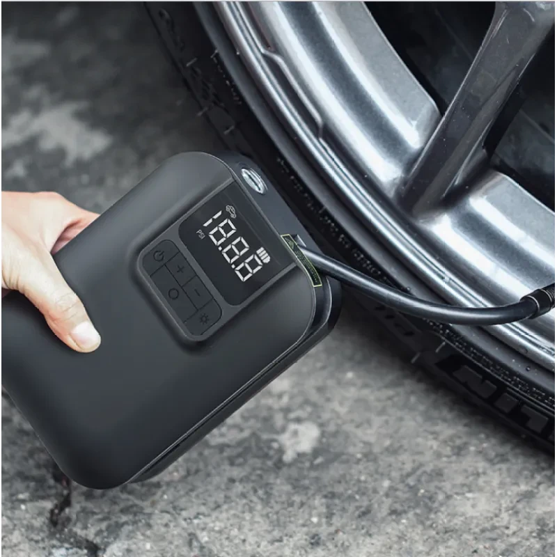 Fix Flats Anywhere – A7 150PSI Wireless Car Air Pump with LED Display