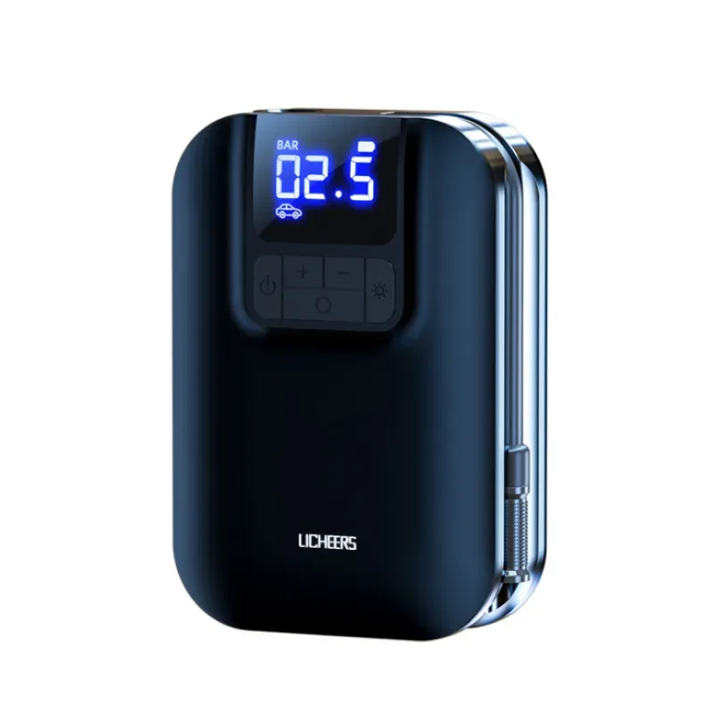 Fix Flats Anywhere – A7 150PSI Wireless Car Air Pump with LED Display
