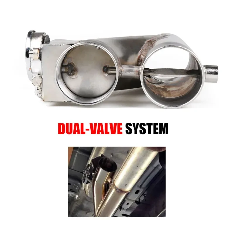Universal Sports Car Exhaust Valve – Remote Controlled Y-Pipe Kit