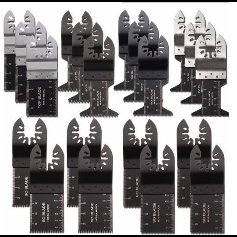 20-Piece Oscillating Saw Blade Set – Multi-Tool Cutting Blades Kit