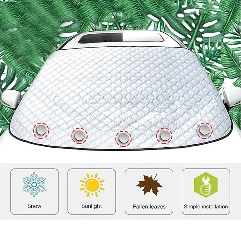 MagnoGuard Car Windshield Snow & Sun Shield β Heavy Duty