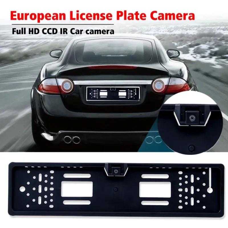 Wireless Reversing Camera with Number Plate Frame – HD Night Vision