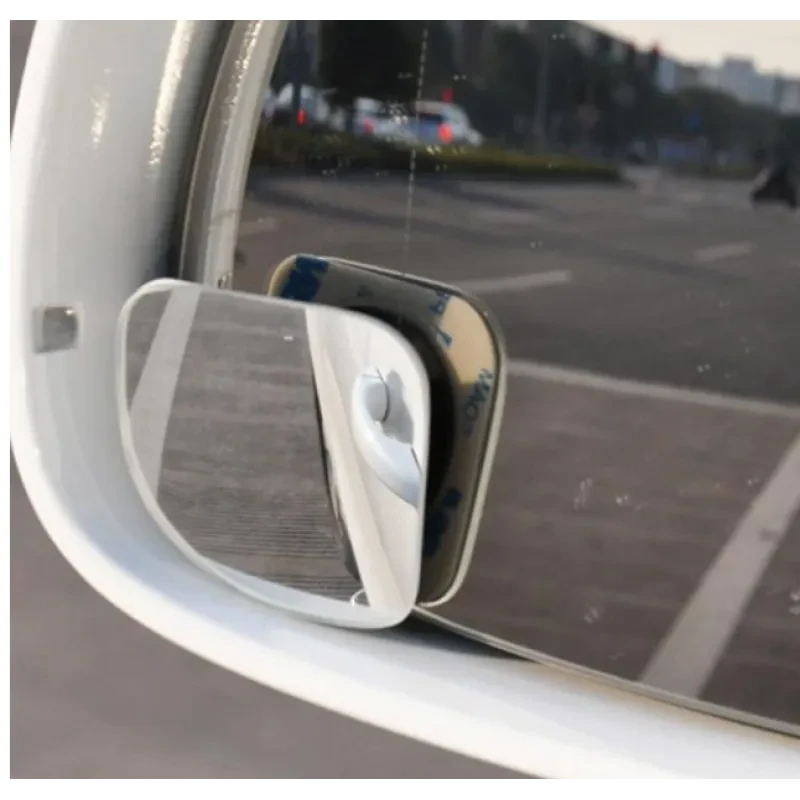 Adjustable Fan-Shaped Blind Spot Mirror – HD Glass Rearview Aid