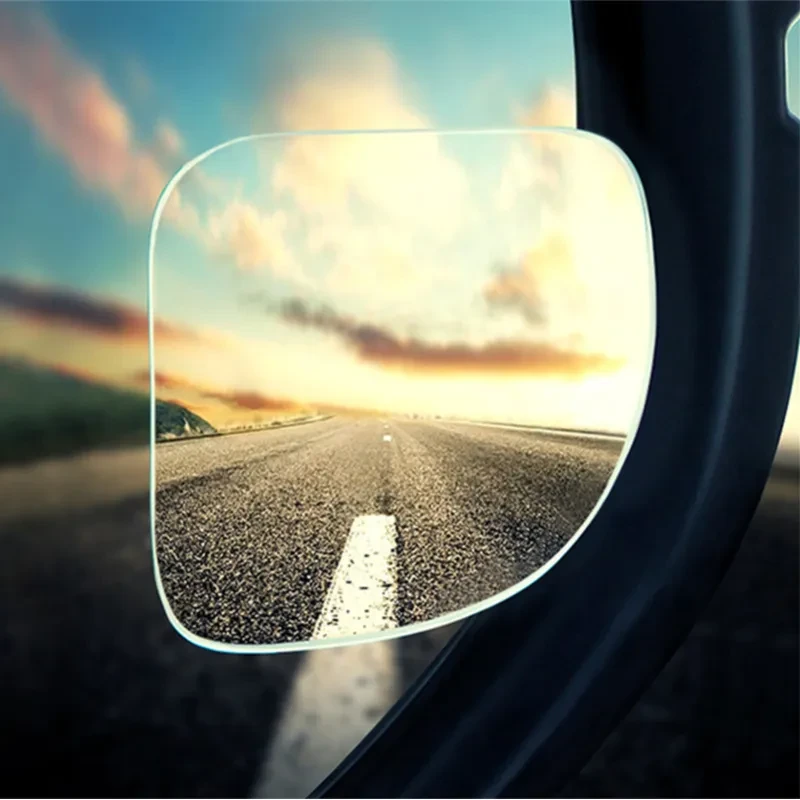 Adjustable Fan-Shaped Blind Spot Mirror – HD Glass Rearview Aid