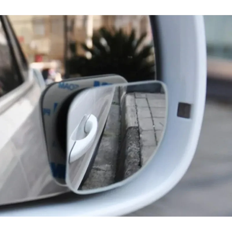 Adjustable Fan-Shaped Blind Spot Mirror – HD Glass Rearview Aid