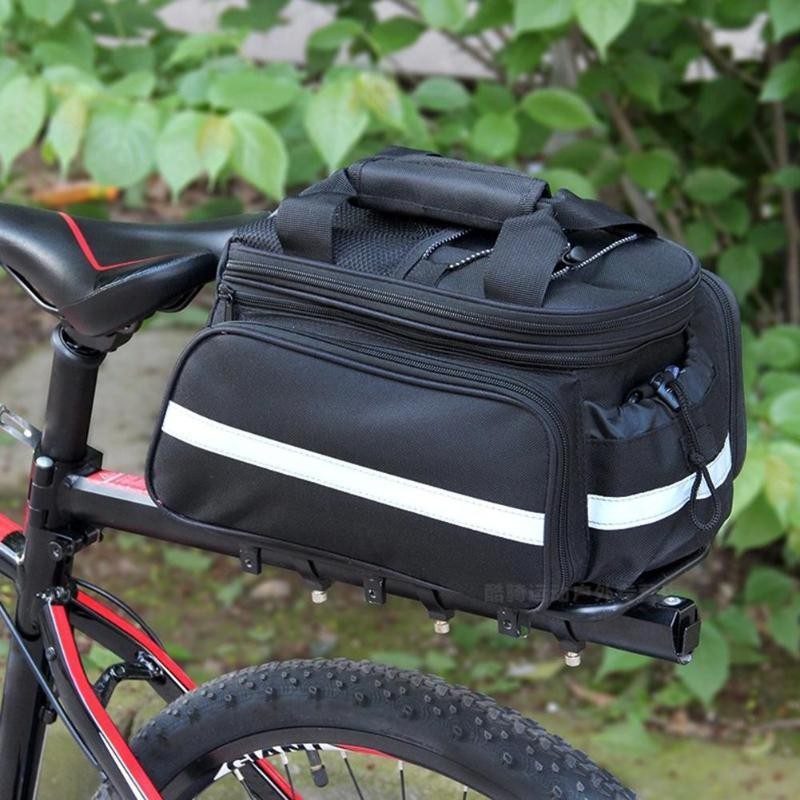 VersaRack Bike Trunk Bag – Large Capacity, Reflective Saddle Pack