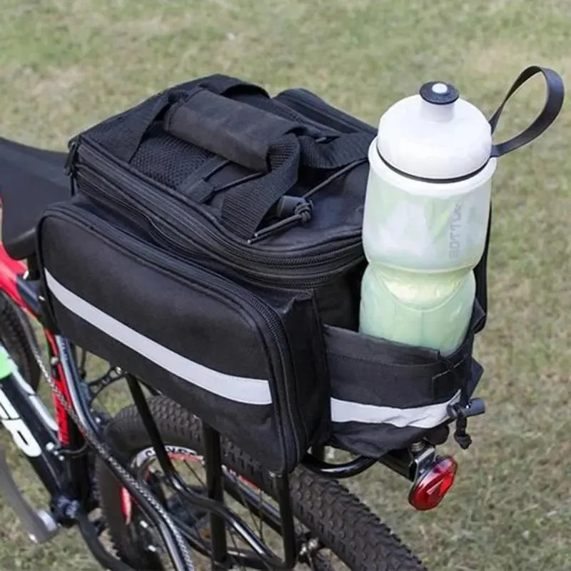VersaRack Bike Trunk Bag – Large Capacity, Reflective Saddle Pack